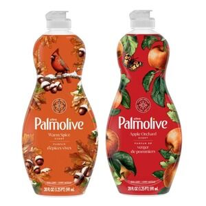 Palmolive Ultra Dish Soap Lot of 2 Apple Orchard Warm Spice 20oz LIMITED EDITION